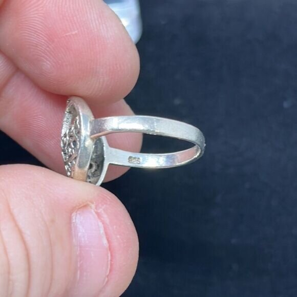 Tree of life Sterling silver ring 925 - Picture 3 of 4